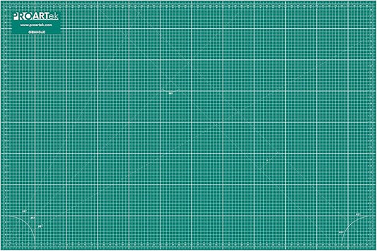 PK00012 Model GBM4060 Series 40" x 60" Professional Cutting Mat; Double-Sided Green/Black; Self-Healing; For Graphic Arts, Hobbies, Sewing, Scrapbooking, and other Cutting Projects