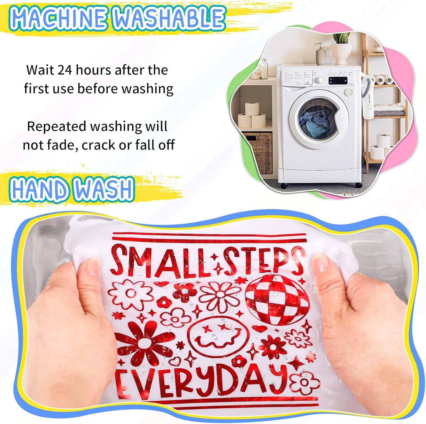 VINYL FROG Metallic Foil HTV Vinyl Roll 12" x12ft Red Chrome Heat Transfer Vinyl Iron on Vinyl Easy to Cut & Weed DIY Heat Press Design for T-Shirts