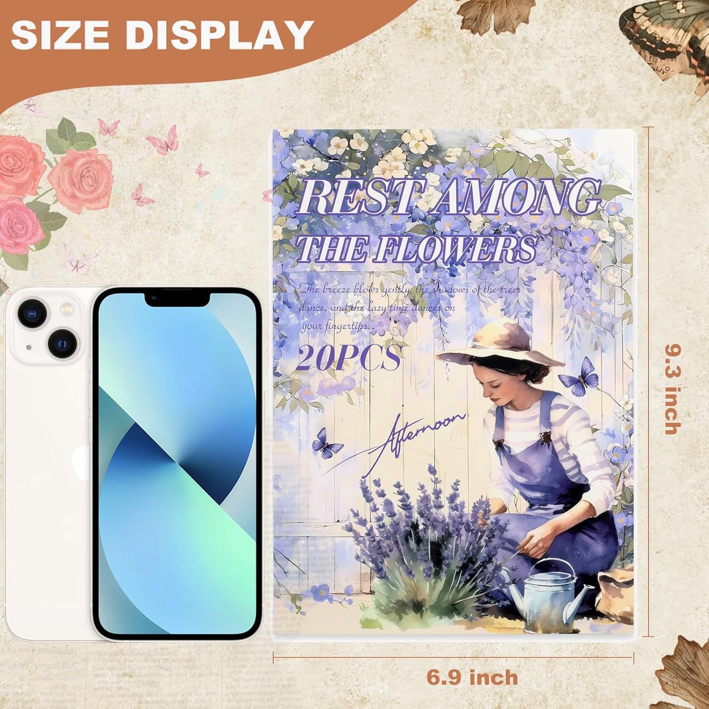 Scrapbook Reading Stickers 20 Sheets 240 Pre-Cut Washi Stickers for Journaling PET Transparent Book Sticker Decorative or DIY Paper Crafts, Arts and Crafting Projects