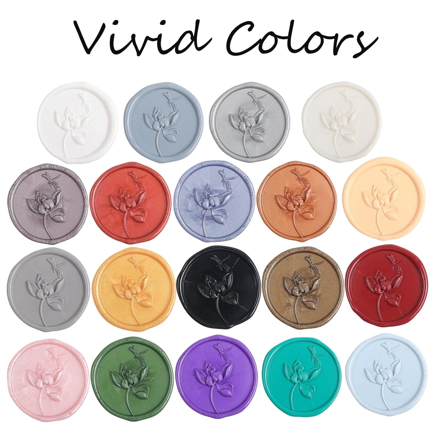52pcs Black Sealing Wax Sticks, Andotopee Glue Gun Wax Seal Sticks for Wax Seal Stamp, Premium Sealing Wax for Envelope Letter Seal Wedding Invation Craft Adhesive, Great Gift Ideas (Mini Size)