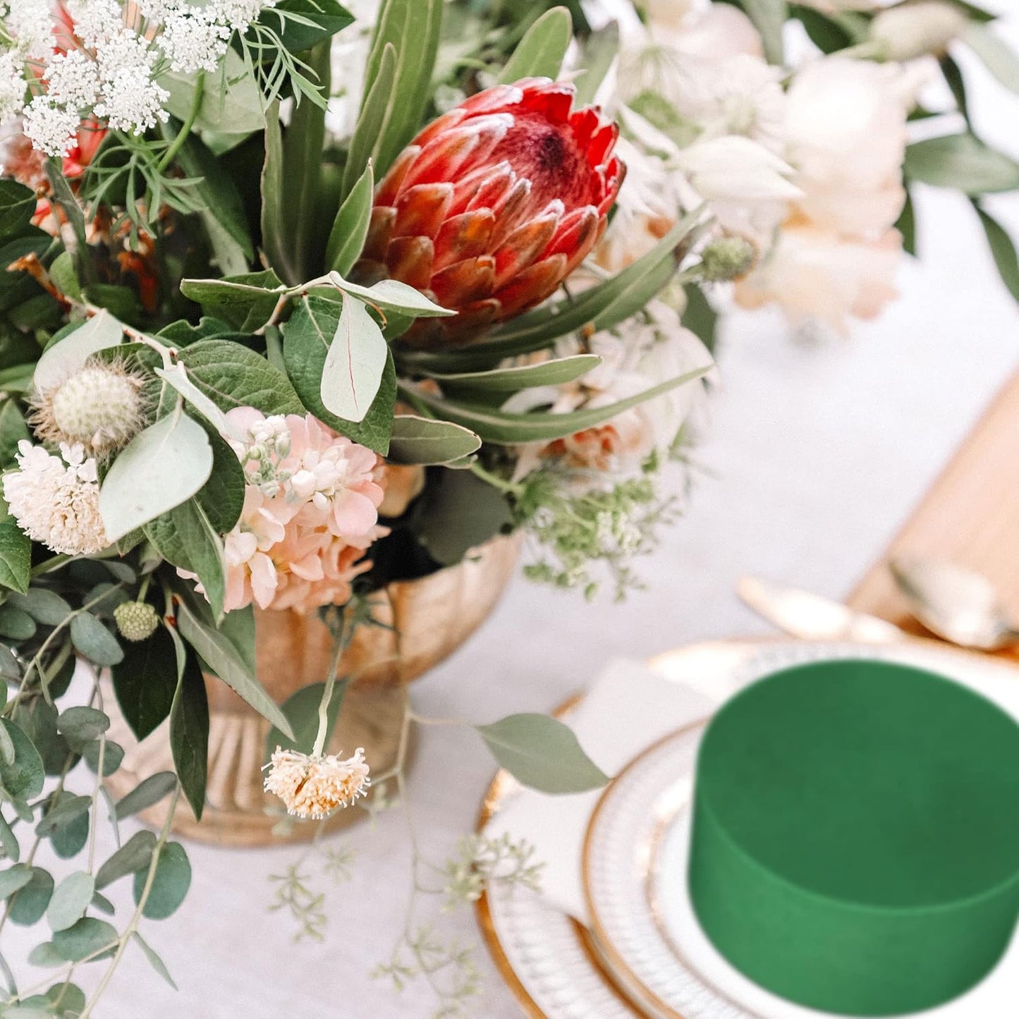 6 Packs Round Floral Foam Blocks，3'' Large Dry Floral Foam for Artificial Flowers,Flower Foam Blocks for Wedding Aisle Flowers Party Decoration