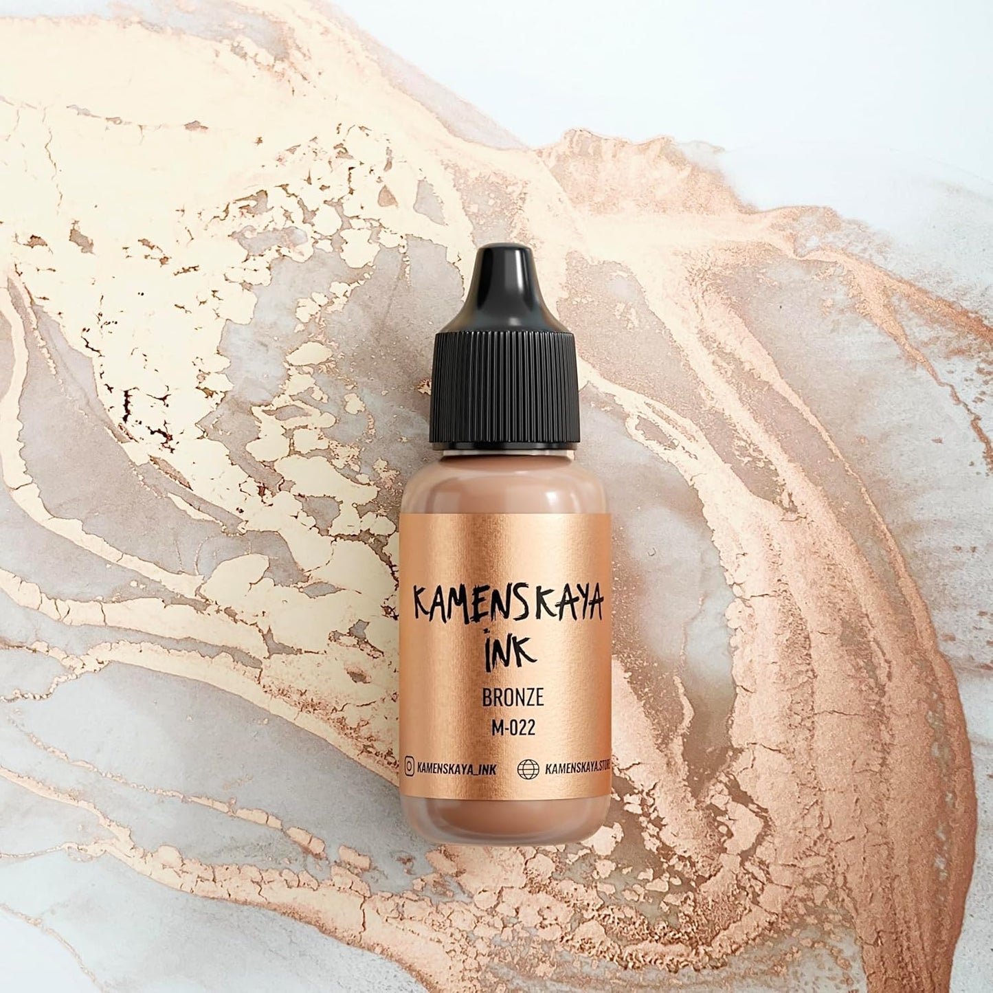 Metallic Alcohol Ink Set: Bronze Alcohol Ink, 3 pcs 0.51 fl oz (15 ml) Each