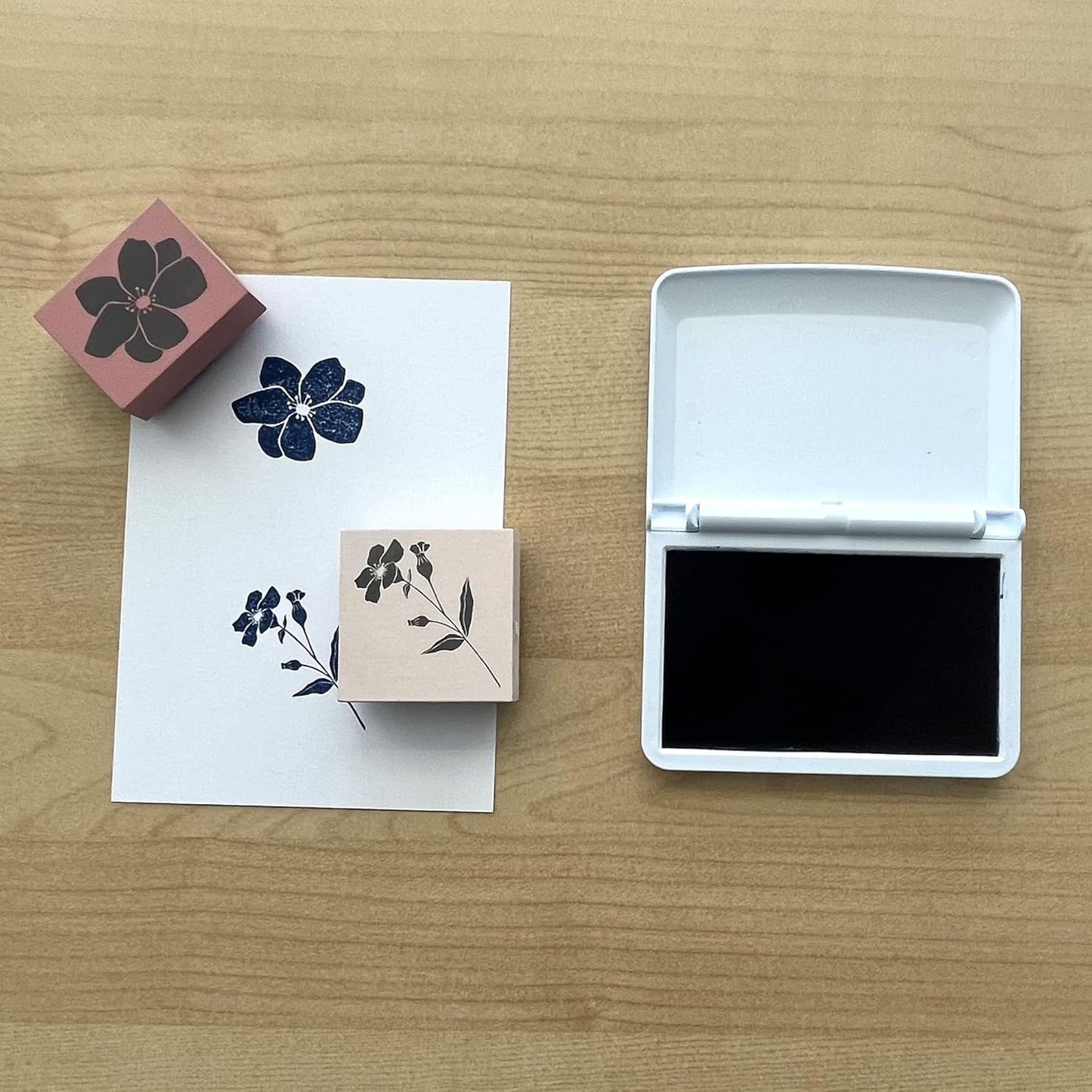 COLOP Make Series, Ink Stamp Pads, with Non-Toxic Premium Ink, Water-Based Acid-Free (Noble Blue, Make 2-2-3/4" x 4-1/4")