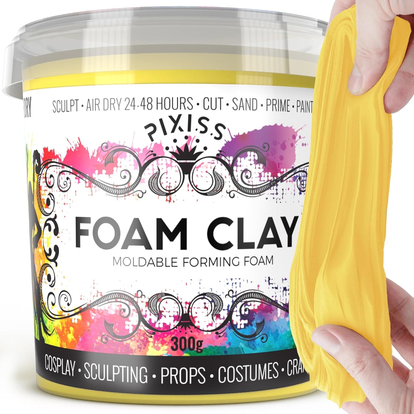 Pixiss Foam Clay (300g, Yellow)