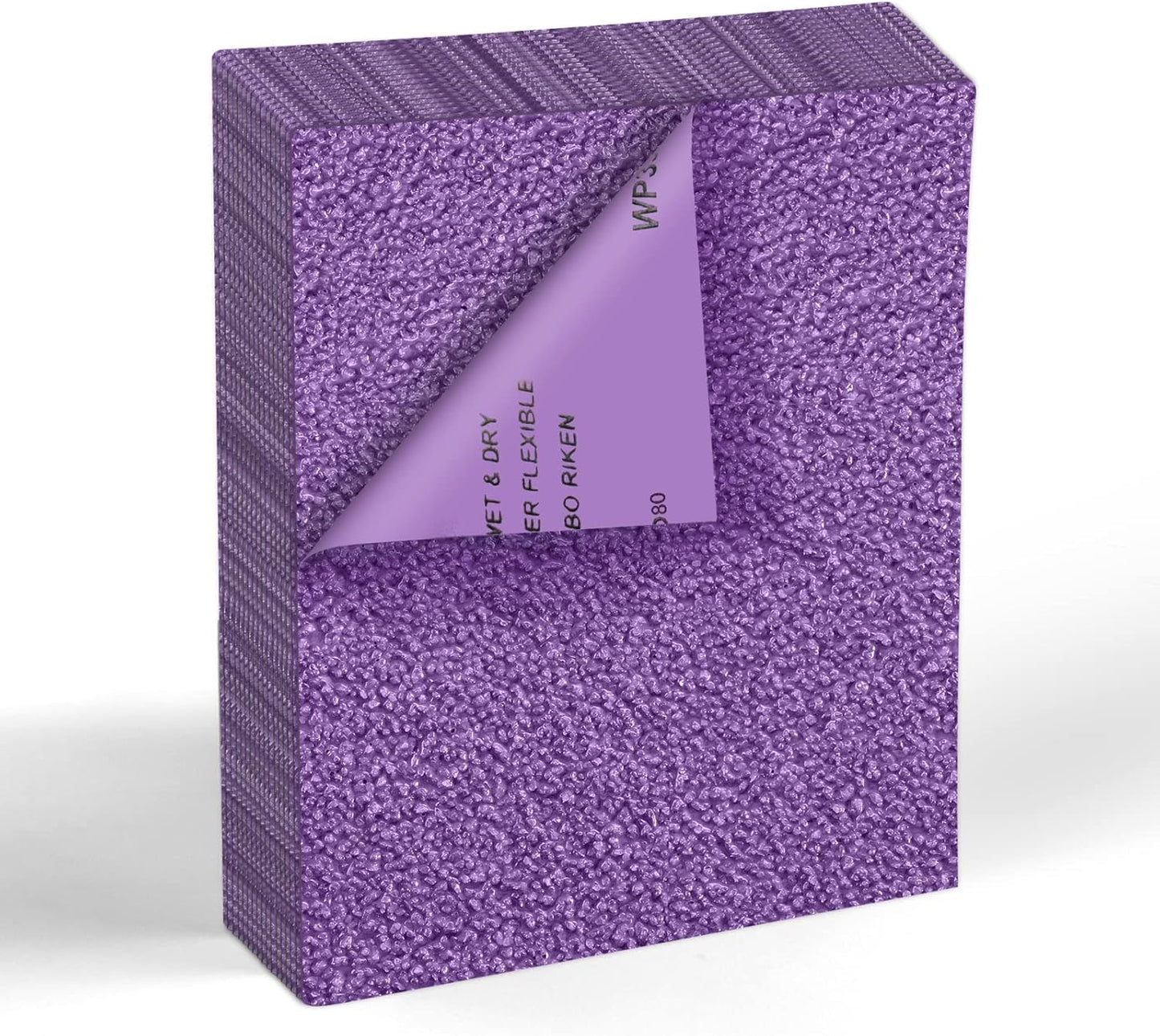 20 PCS Sandpaper Sheets 80 Grit 9 x 11 Inch, High Performance White Fused Alumina Abrasive Wet Dry Sand Paper for Wood, Metal, Drywall Resin, Automotive Sanding, Grinding, Polishing