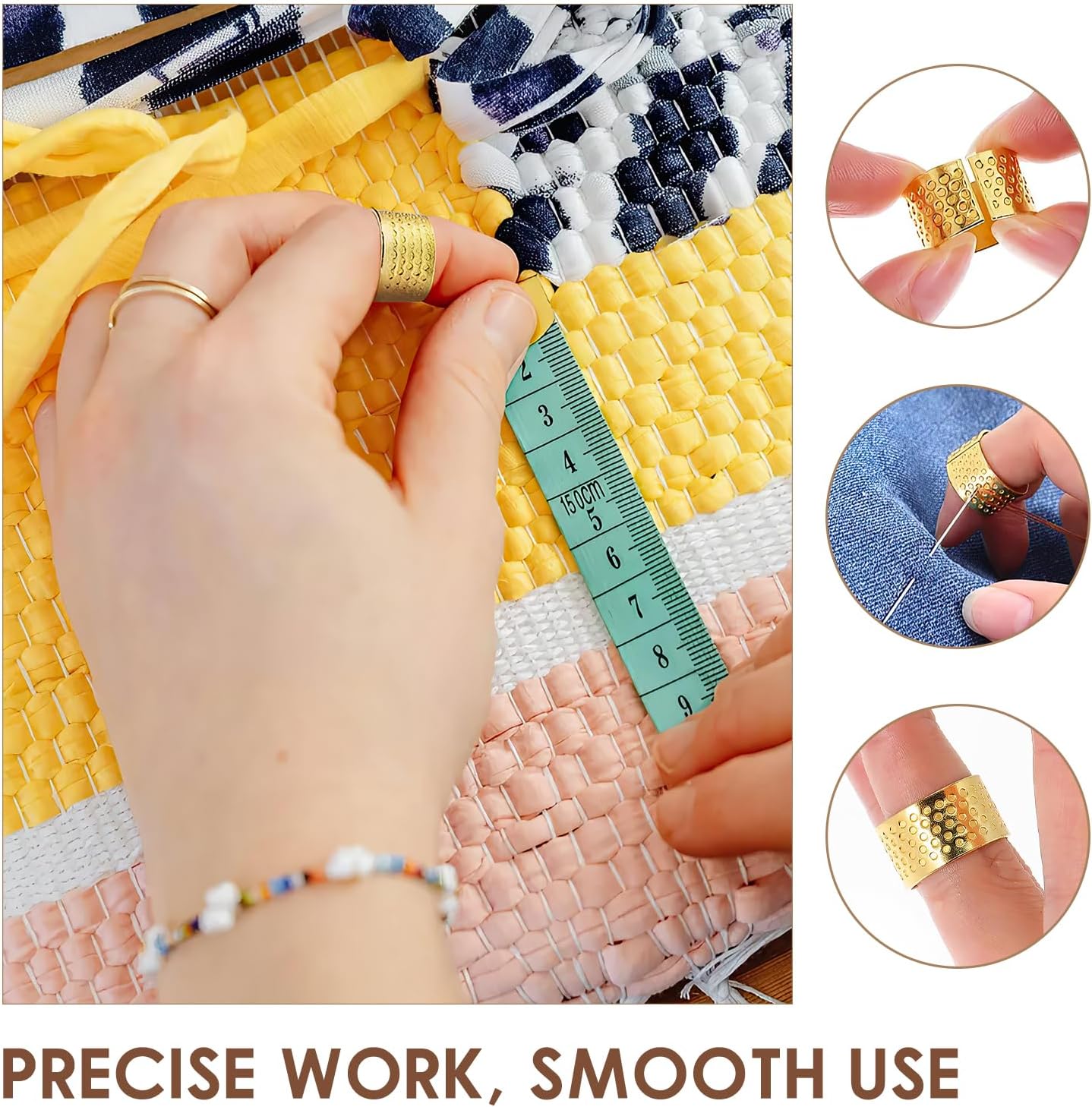 Hosenwelt 37PCS Sewing Tool Set, Hosenwelt Sewing Kit, Needles Thread Hand Repair Tools, Multi-Purpose Needle and Thread Kits, Sewing Working Kit for Beginners