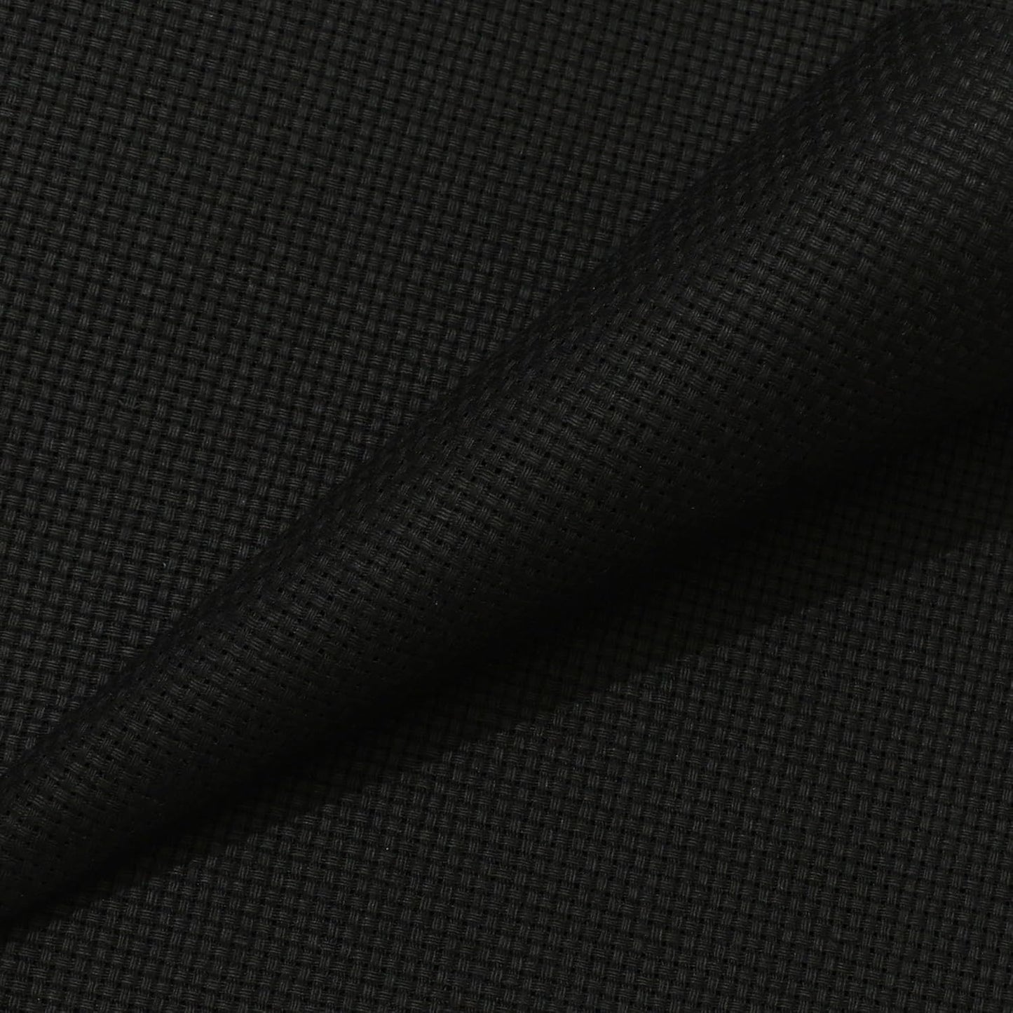 Aida Cloth 11 Count Cross Stitch Fabric,19×28inch (11CT,Black)