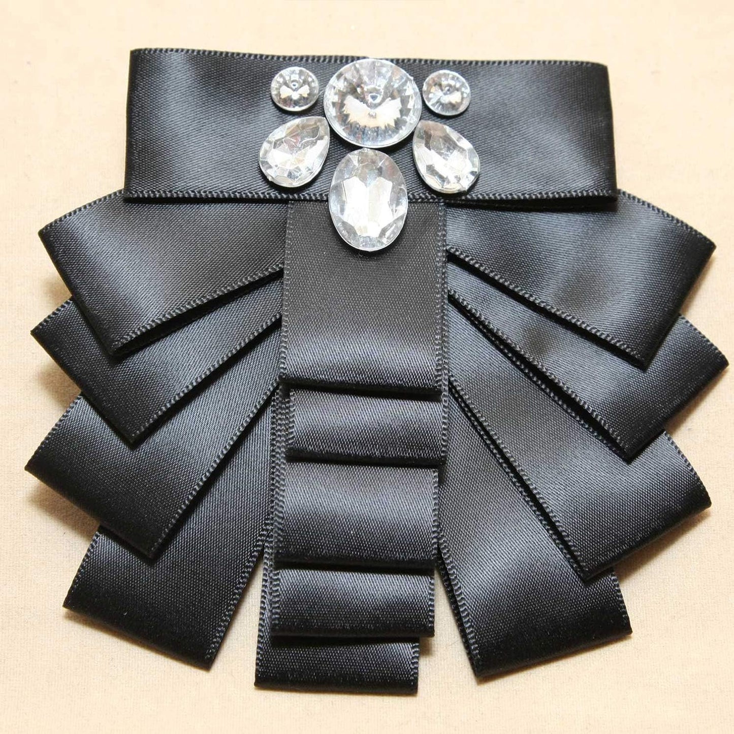 Humphrey's Craft 2 Inch Black Double Faced Satin Ribbon - 20 Yards for Gifts Wrapping DIY Bows Wedding Bouquet Cutting Ceremony Decoration Christmas Tree.