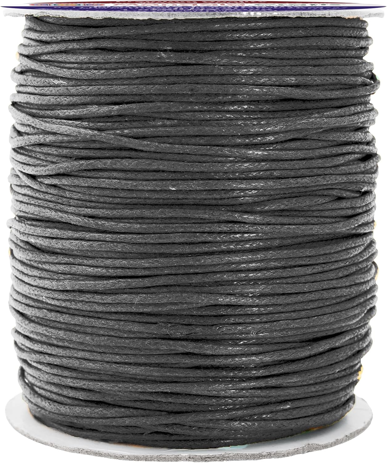 Mandala Crafts 1.5mm 109 Yards Dim Gray Cotton Waxed Cord for Jewelry Making Bracelet Cord Waxed String - Beading String Thread Jewelry Cords for Necklaces String
