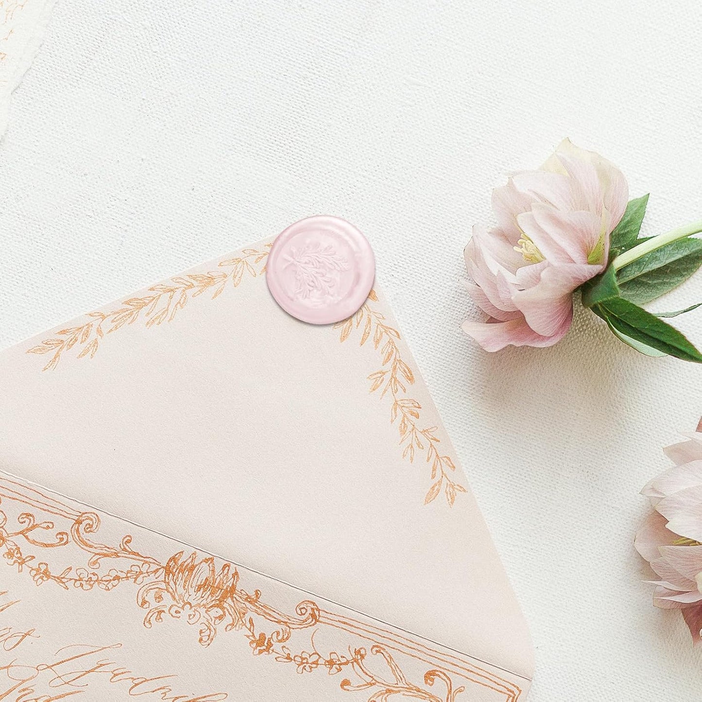 Glue Gun Sealing Wax Sticks for Wax Seal Stamp -Light Pink, Great for Wedding Invitations, Cards Envelopes, Snail Mails, Wine Packages, Christmas Gift Ideas, Pack of 10