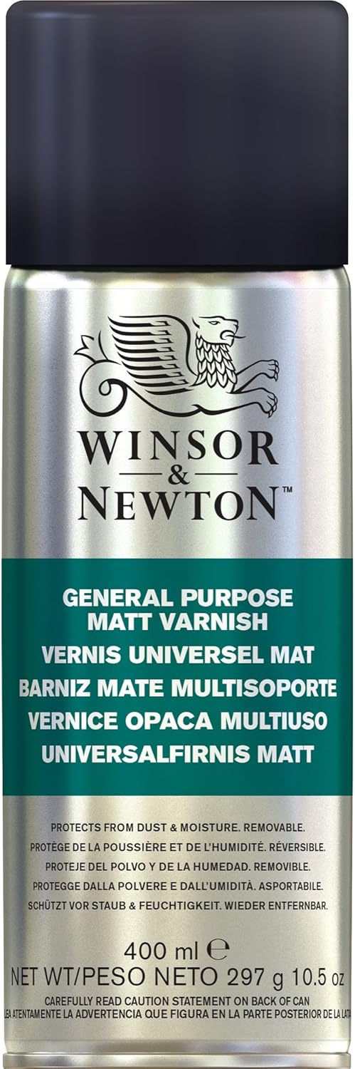Winsor & Newton Professional Artists' Aerosols, All Purpose Matt Varnish, 400ml