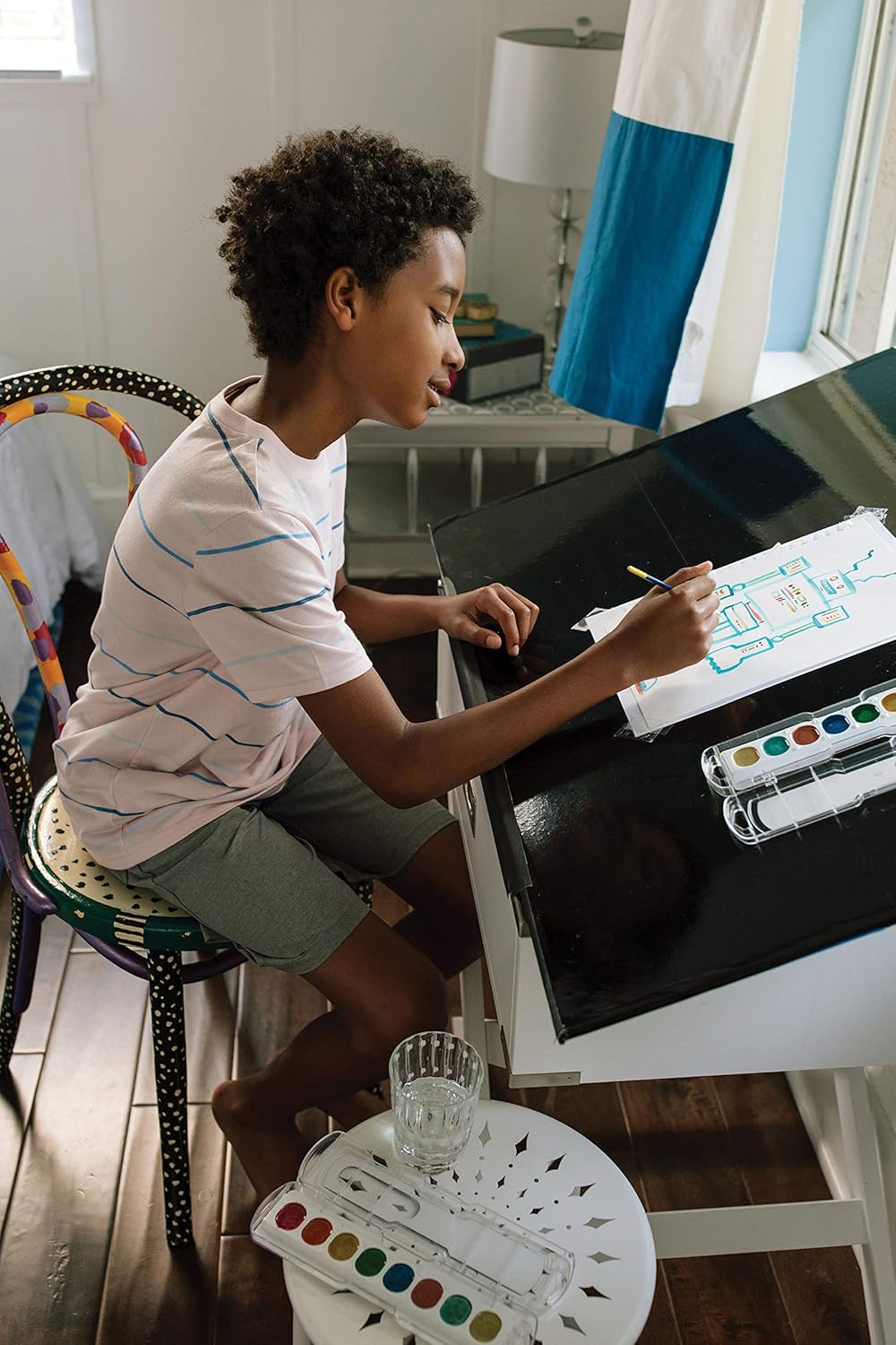 UCreate Watercolor Paper, White, Bulk, 90lb., 9" x 12", 250 Sheets