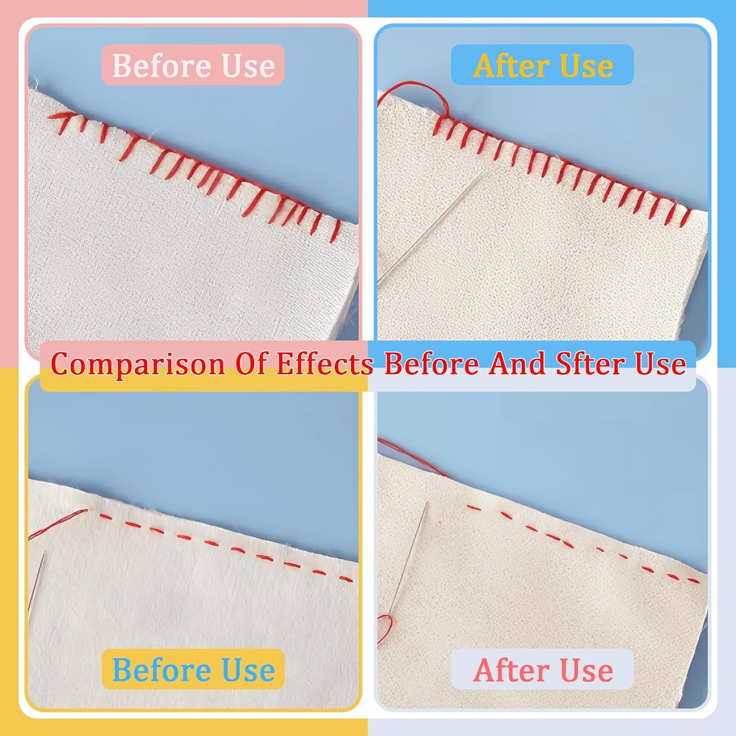 1 PCS 4mm Edge Lock Seam Guide, Mini Sewing Finger Ruler for Hand Sewing, DIY Sewing Kit Tool, Sewing Needle Gauge Measuring Guide, Pink