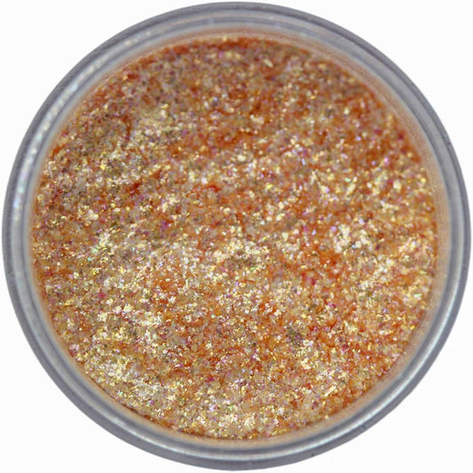 Premium Diamond Mica Powder Pigment- for Epoxy, Resin, Soap, Paint, Woodworking, Acrylic Pouring, Bath Bombs, Fishing Lures - DIY Arts and Crafts Additive (Diamond Shimmer Orange Yellow)