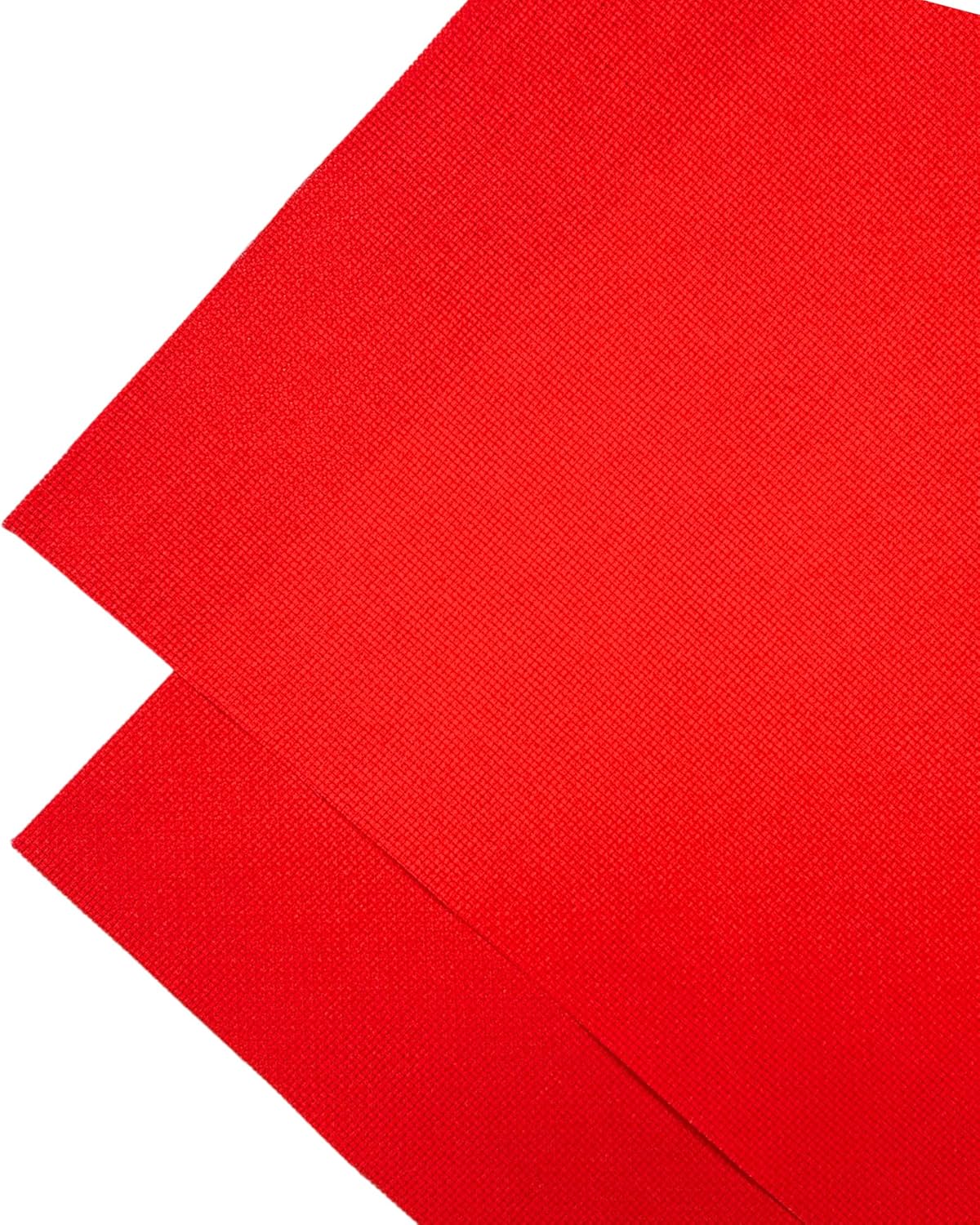 2 Sheets of Red 14 Count Aida Cloth – 18 x 18 Inch Pre-Cut Fabric Squares – Cross Stitch Fabric – 100% Cotton – Ideal for Needlework & Embroidery – The Knotty Unicorn