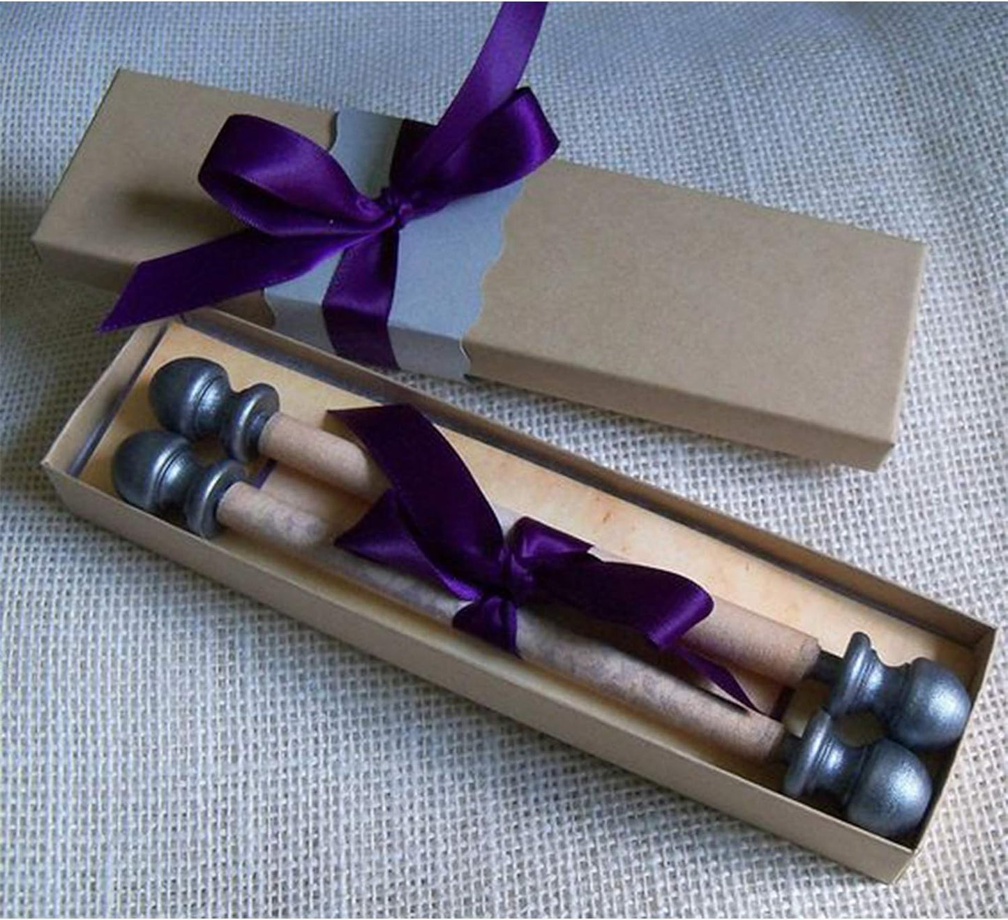 VATIN Double Face Bright Purple Satin Ribbon 3/8" Continuous 50 Yards,Purple Polyester Fabric Ribbon use for Bows Bouquet, Gift Wrapping, Floral Arrangement Wedding Decoration