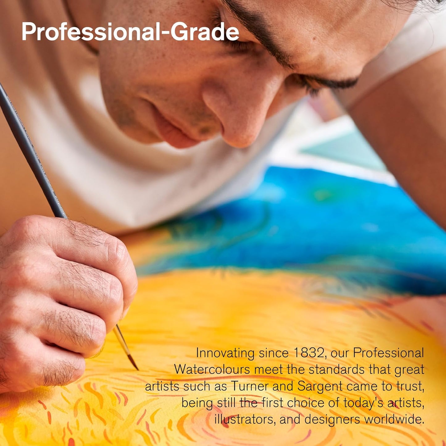 Winsor & Newton Professional Water Colour Paint, 0.17-oz Tube, Winsor Green Blue Shade