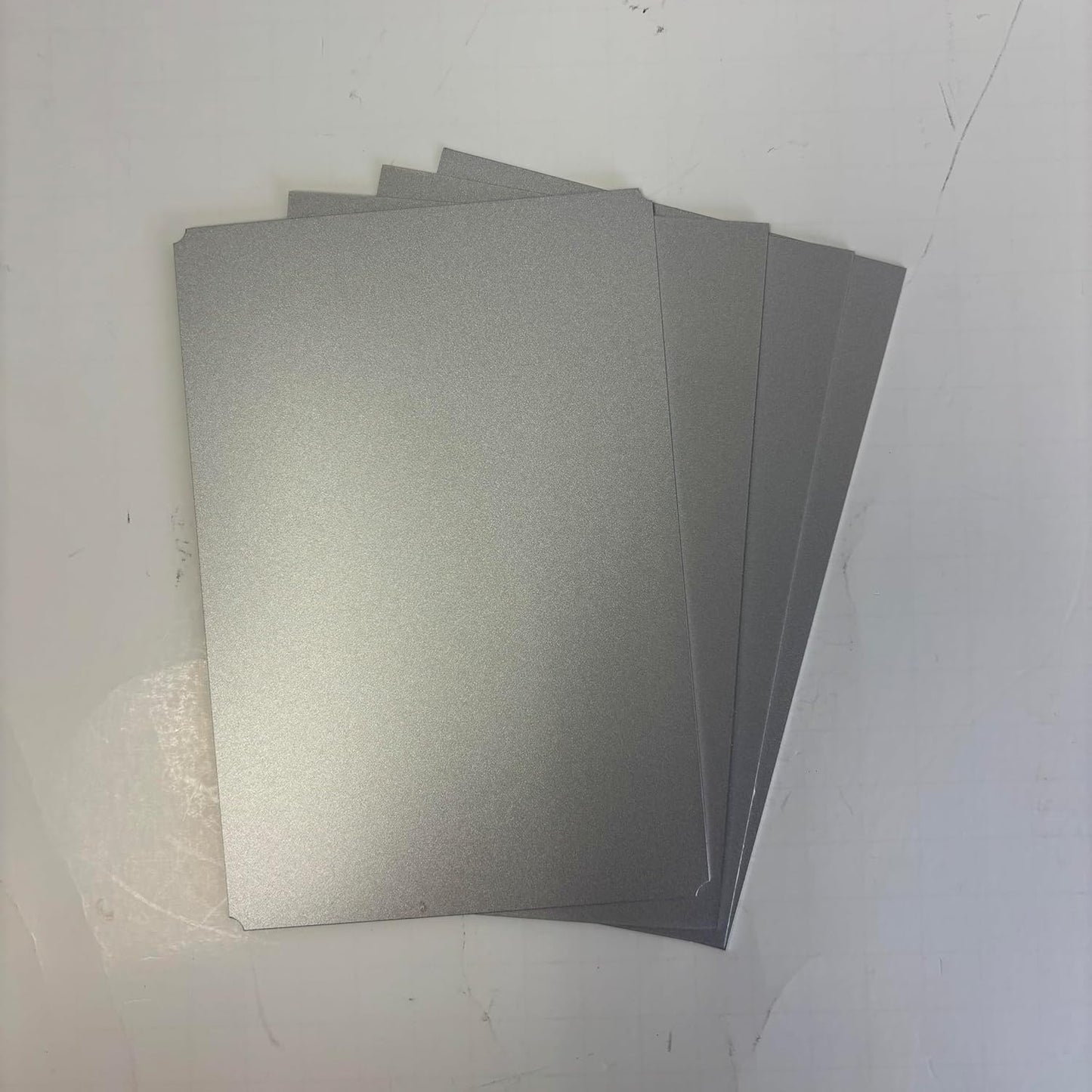 Blank Metal Plates for Laser Engraving - 4 Pack | Aluminum Sheets 0.020" Thick | CO2, Diode, Fiber Laser Compatible | Multiple Sizes & Colors (Silver (engraves black), 12x24 inch)