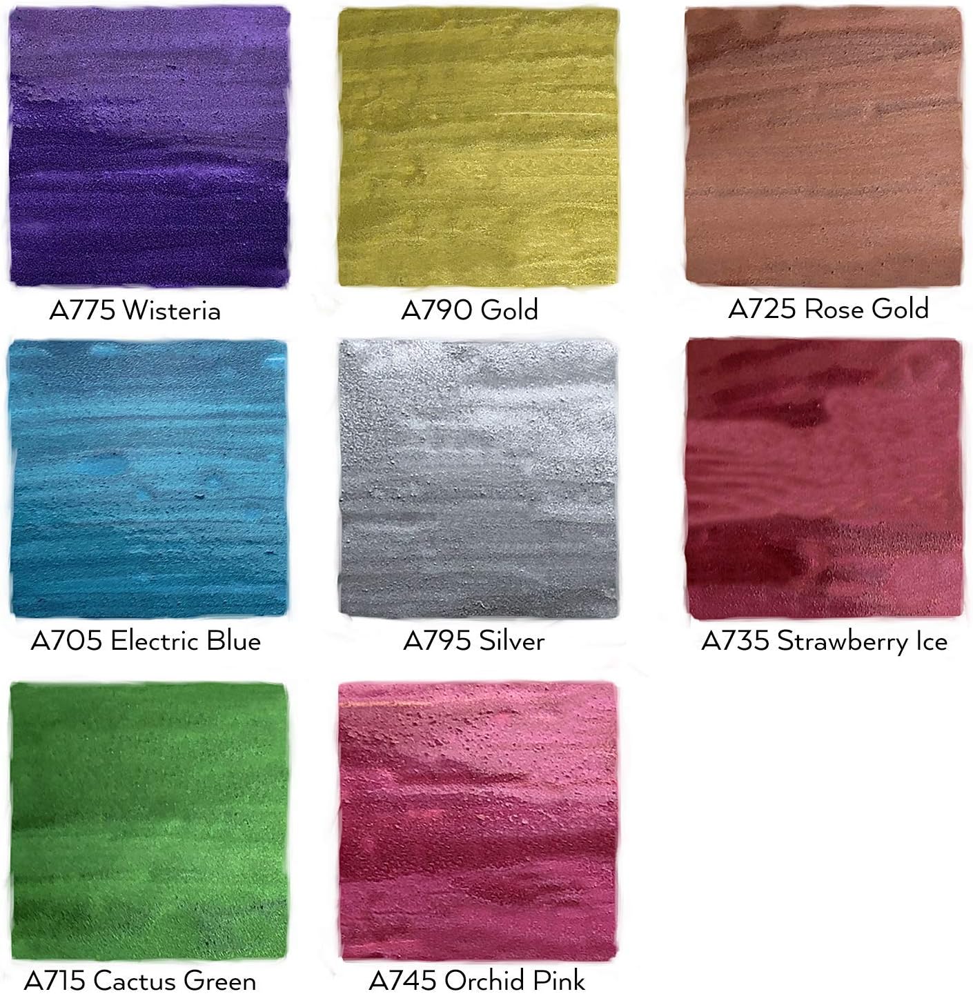 ARTEZA Liquid Chalk Markers, Set of 8, Metallic Colors, Erasable