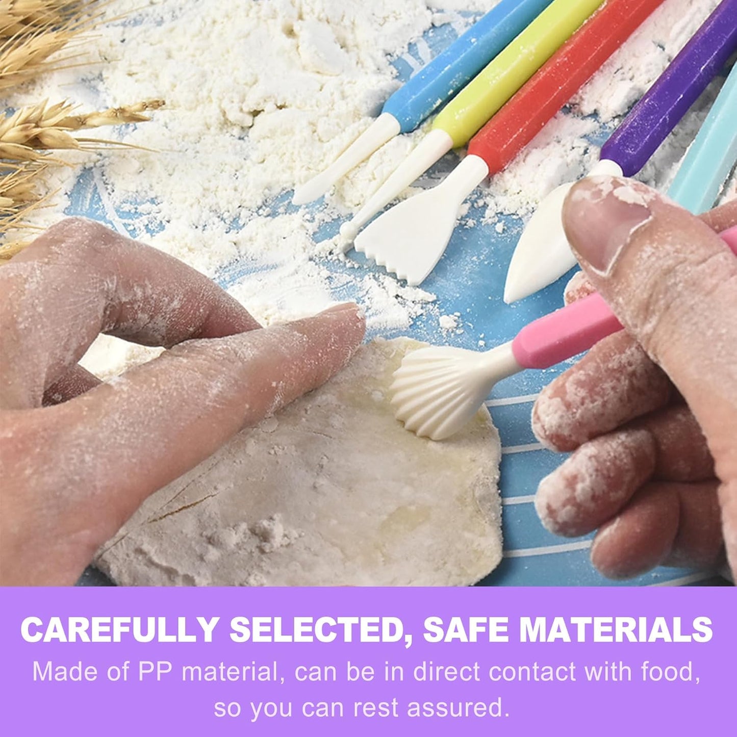 ZeriLion 9 Pcs Clay Sculpting Tools Set for Adults, Double-Ended Pottery Carving and Modeling Tools for Professional Air Dry and Polymer Clay Crafting