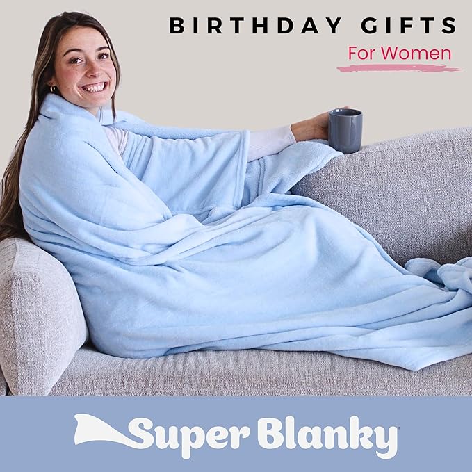Wearable Blankets for Women, Adult Wearable Blanket Men, Valentine's Day Gifts for Her, Wife Birthday Gift Ideas