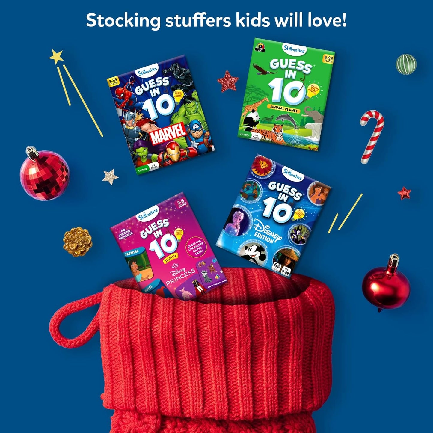 Skillmatics Guess in 10 Junior Food We Eat for Kids, Boys, Girls, and Families Who Love Card Games, Board Games and Educational Toys, Travel Friendly, Gifts for Ages 3, 4, 5, 6