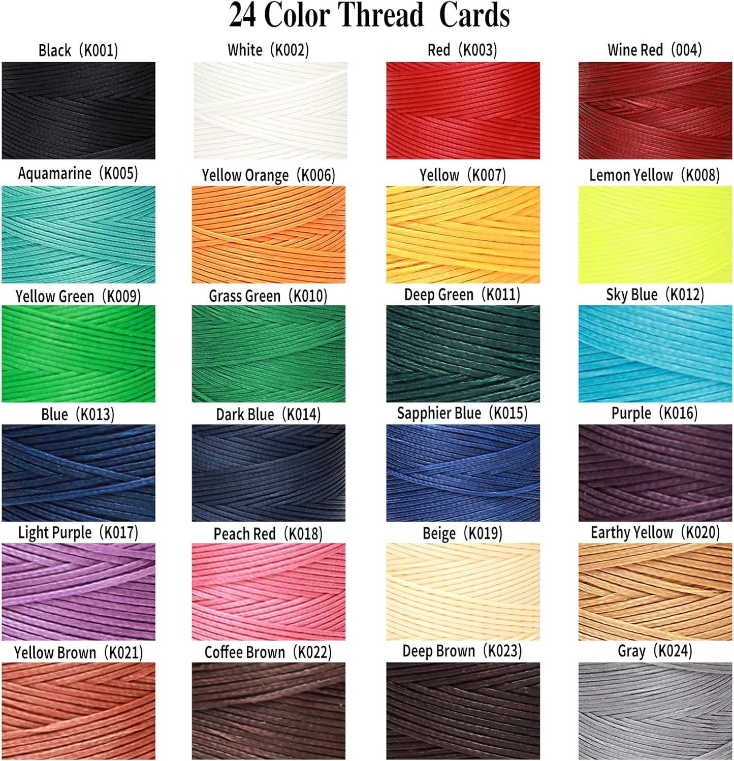 Waxed Thread,852Yards 150D 0.8mm Flat Polyester Wax Thread for Hand Sewing Leather Craft DIY Projects Shoes Repair Book Binding(Yellow Orange)