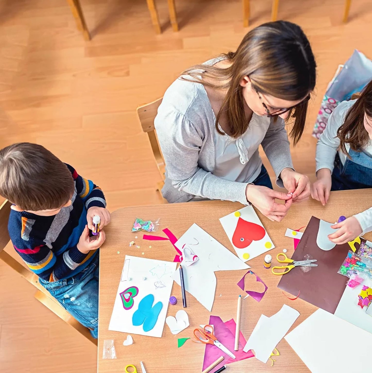 Red Colored Cardstock Thick Paper 50 Sheets, 8.5" x 11" Heavyweight 92lb Cover Card Stock for Crafts and DIY Cards Making