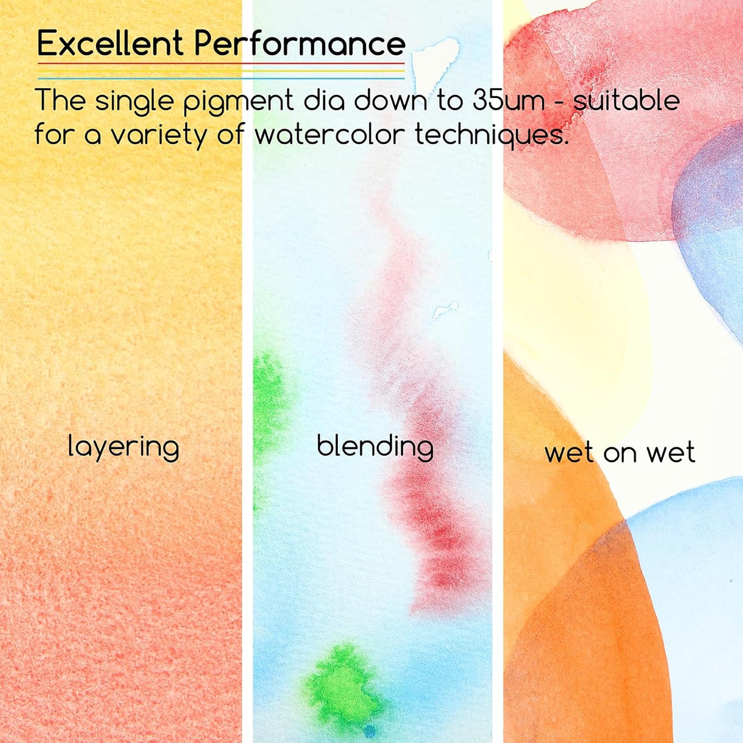 MEEDEN Watercolor Paint Tubes Set - 48 x 12ml (0.4 oz) Colors Painting Set Art Supplies - Non Toxic Water Color Paint for Adults Beginners Students