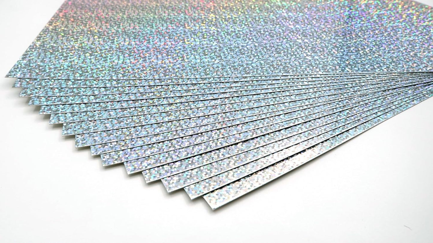 TGXRZX Metallic Cardstock Paper,holographic cardstock,Size 8"x 11"(250gsm),15PCS,Mirror Finish Gold Foil Board for Crafting,Invitations,and Decorations,Die Cut and Plotter,Card Making(Small round dot)