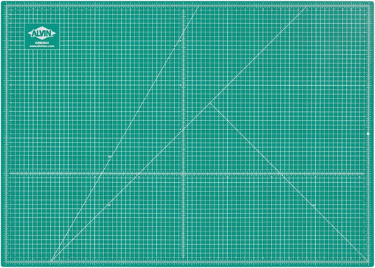 ALVIN GBM Self-Healing Cutting Mat 30 x 42 inch | Double-Sided Green/Black | 5-Layer Gridded Surface for Arts, Crafts and Sewing - Model GBM3042