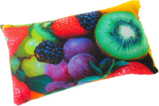 Emery Pin Cushion for Sewing - Filled with Abrasive Emery Sand - Handmade in USA (2"x3", Fruits)