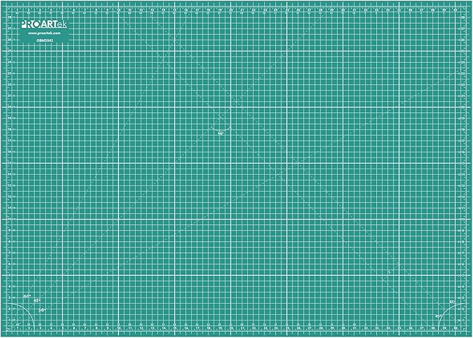 PK00009 Model GBM3042 Series 30" x 42" Professional Cutting Mat; Double-Sided Green/Black; Self-Healing; For Graphic Arts, Hobbies, Sewing, Scrapbooking, and other Cutting Projects