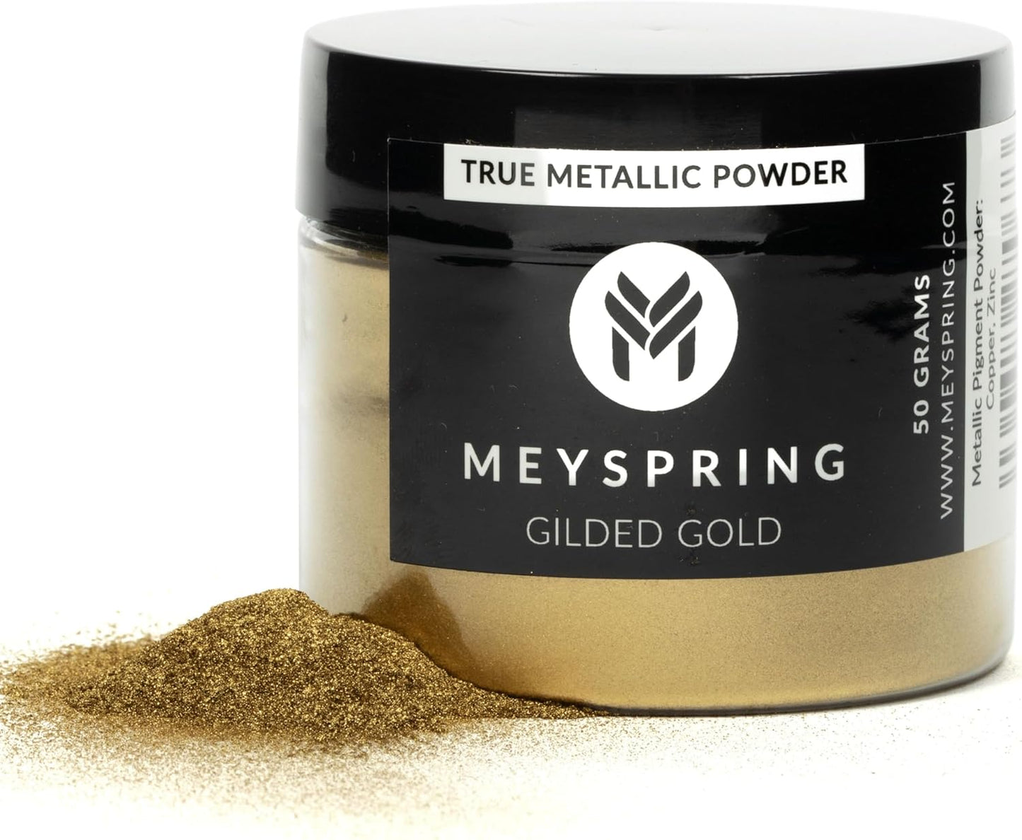 MEYSPRING Gilded Gold - Metallic Pigment Powder for Resin Art - Fine Gold Resin Pigment - Epoxy Resin Color Pigment - Gold Epoxy Pigment - 50 Grams