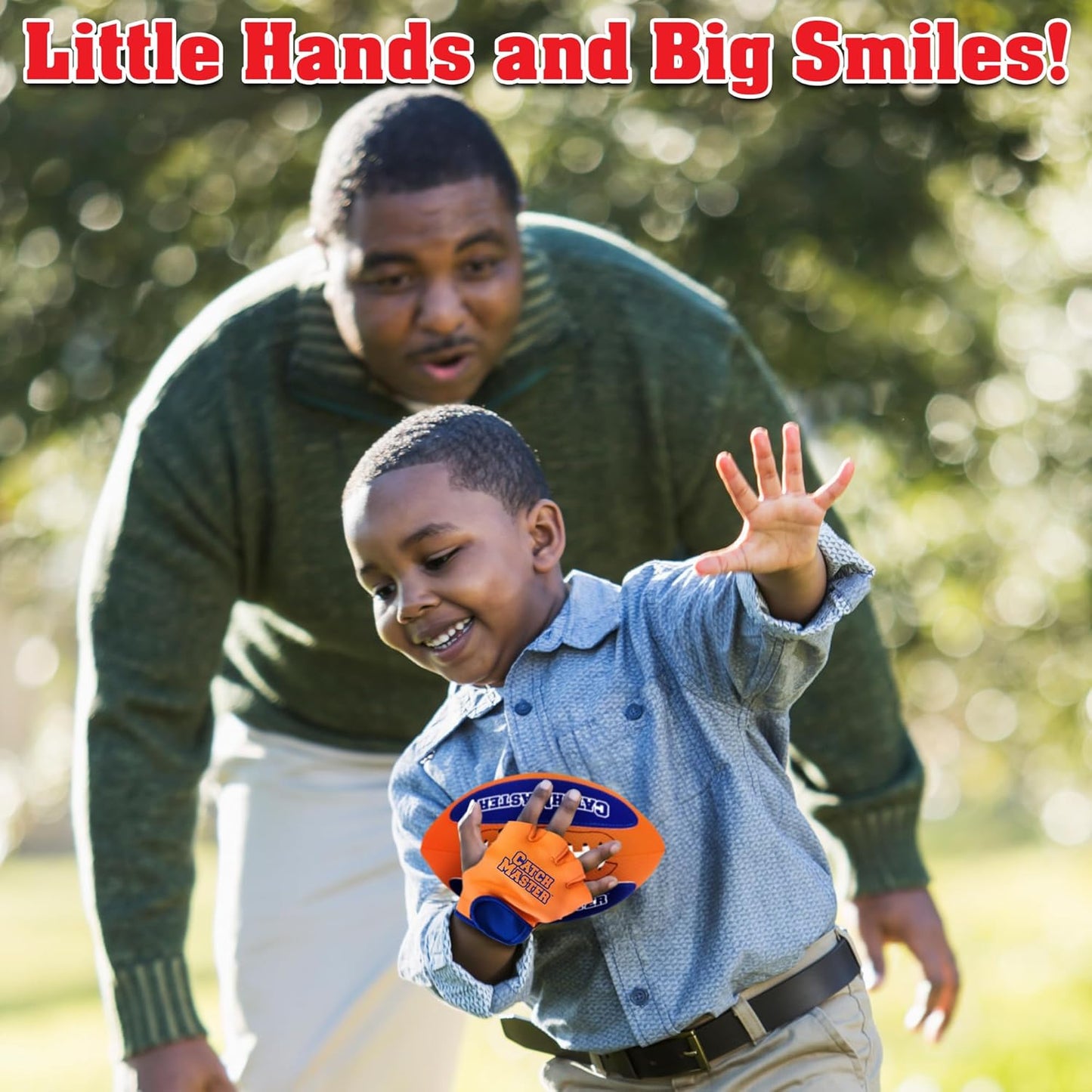 Funwares CatchMaster Water Football Set – Lightweight, Double-Laced Ball + 2 Gloves for Beach, Swimming Pool, or Backyard – All Weather Fun & Active Play for Kids, Teens & Families