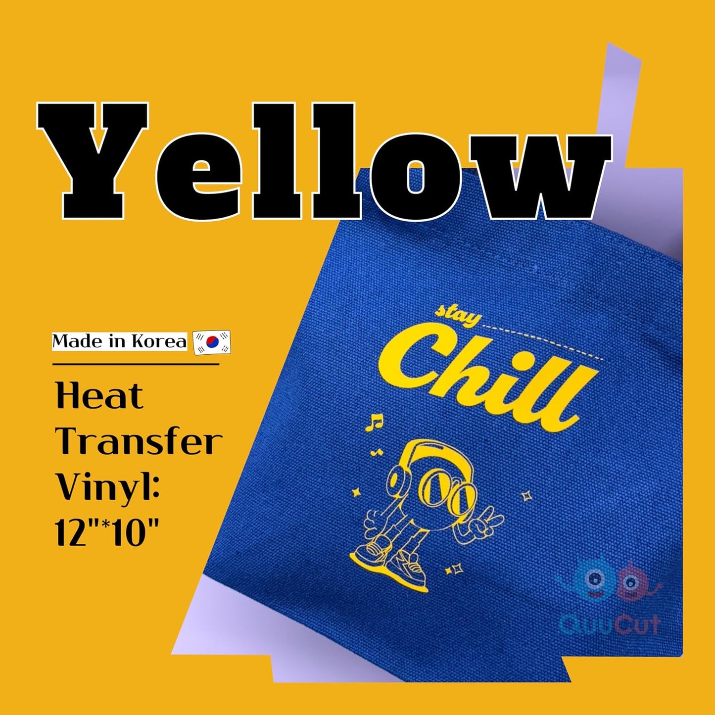 QuuCut Heat Transfer Vinyl Bundle: 15 Pack 12" x 10" Sheets, Rainbow HTV, 13 Assorted Full Matte Color Iron on Vinyl for T-Shirts, Cricut & Silhouette - Easy to Cut & Weed