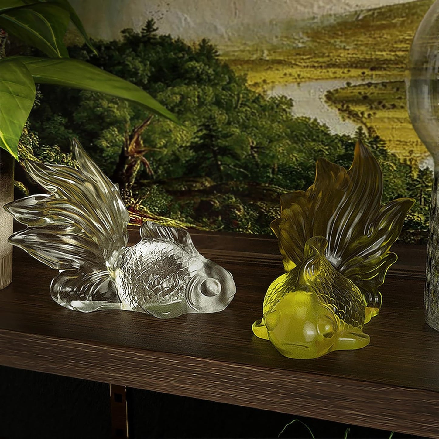 Goldfish Soap & Candle Mold - Animal Silicone 3D Molds for Epoxy, Peony & Home Decor - Resin Casting & Making Molds