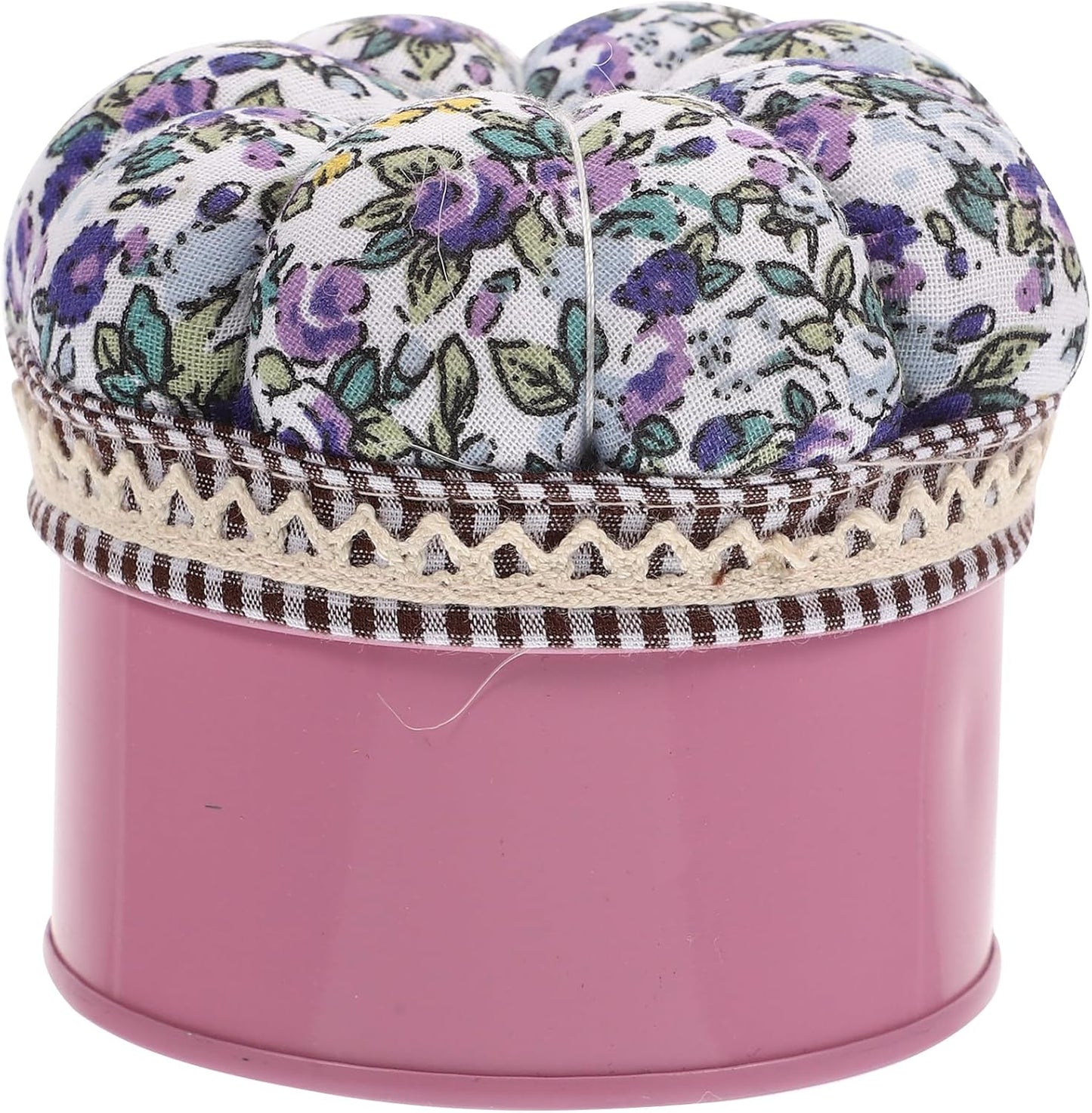 Pin Cushions Head Pin Holder Sewing Pin Storage Box for DIY Craft Hand Sewing Supplies 3.14X3.14X2.87Inch