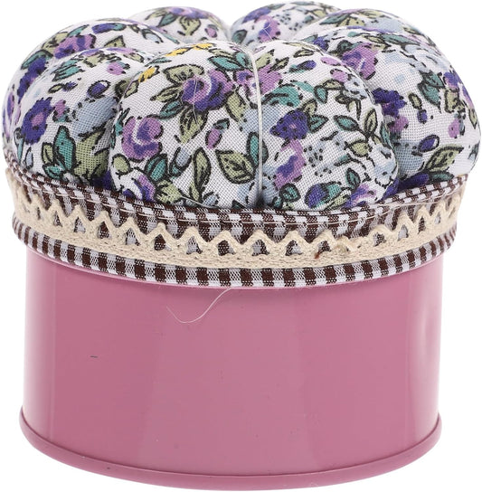 Pin Cushions Head Pin Holder Sewing Pin Storage Box for DIY Craft Hand Sewing Supplies 3.14X3.14X2.87Inch