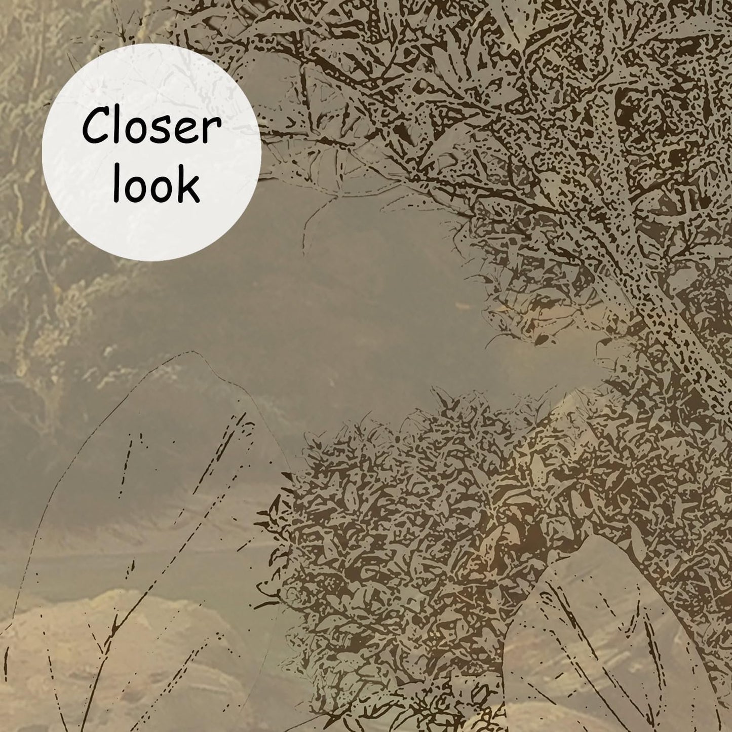 AFZEVEB-Tropical Jungle Wallpaper Landscape Tree Wall murals for Bedroom 114"x74"(Not Peel and Stick)