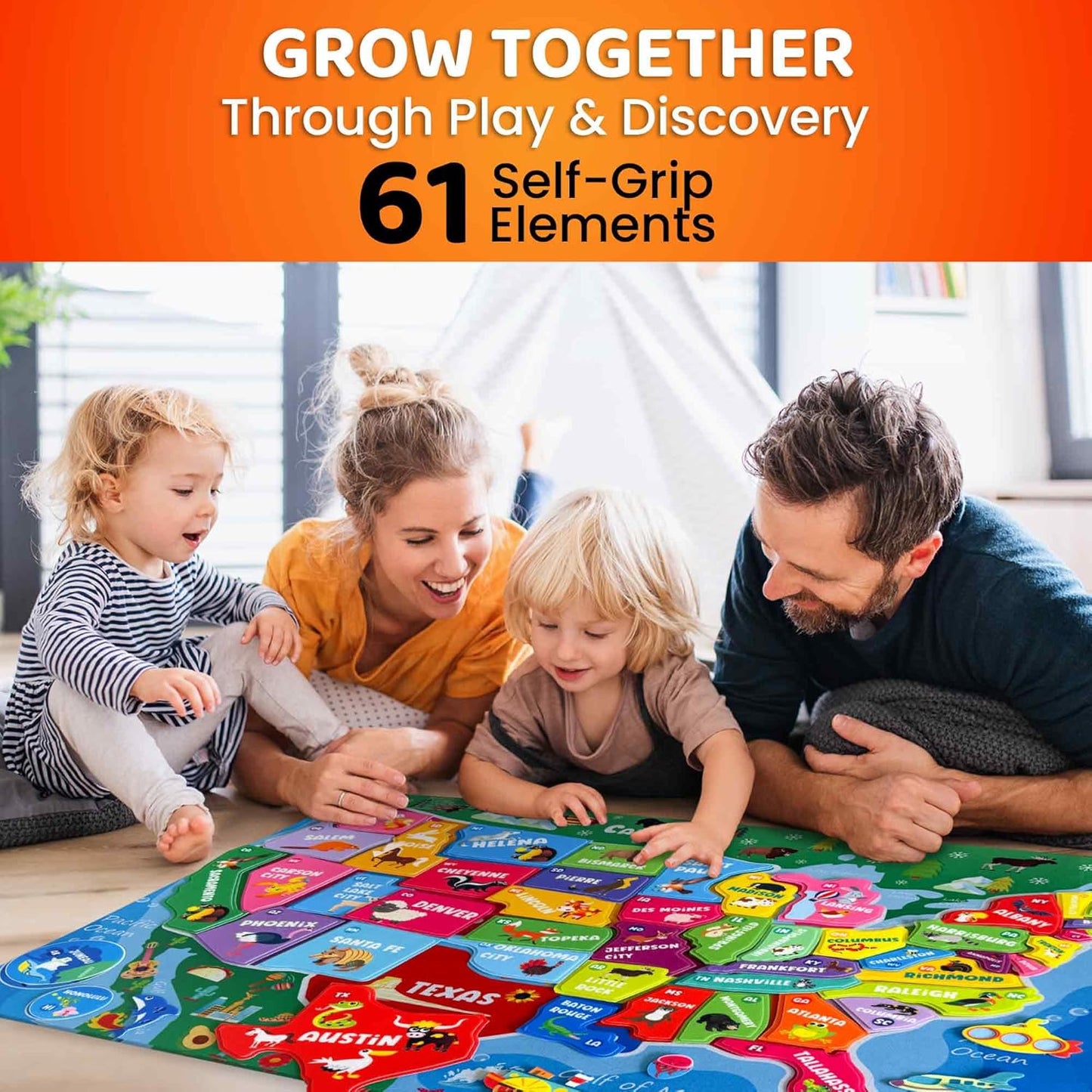 QUOKKA USA Felt Board for Kids 3-5 Years Old - Social Emotional Preschool Learning Activities for Ages 3-5 - Educational Flannel Toy Speech Therapy Gift