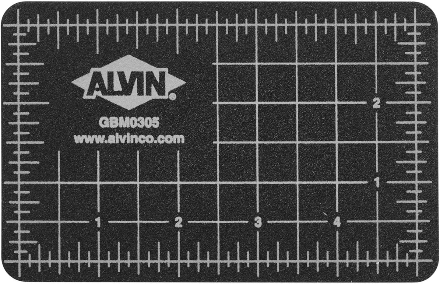 ALVIN GBM Self-Healing Cutting Mat 3.5 x 5 inch | Double-Sided Green/Black | 5-Layer Gridded Surface for Arts, Crafts and Sewing - Model GBM0305
