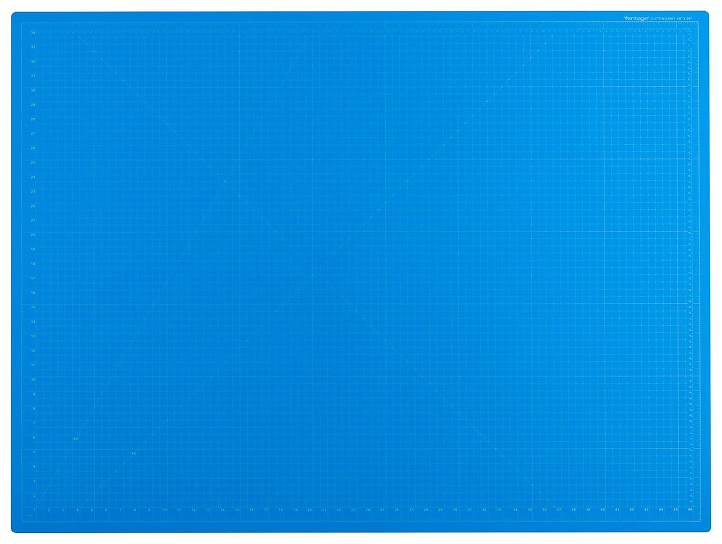 Dahle Vantage 10694 Premium Self-Healing Cutting Mat, 36"x48", 1/2" Grid, 5 Layers for Max Healing, Perfect for Crafts & Sewing, Blue