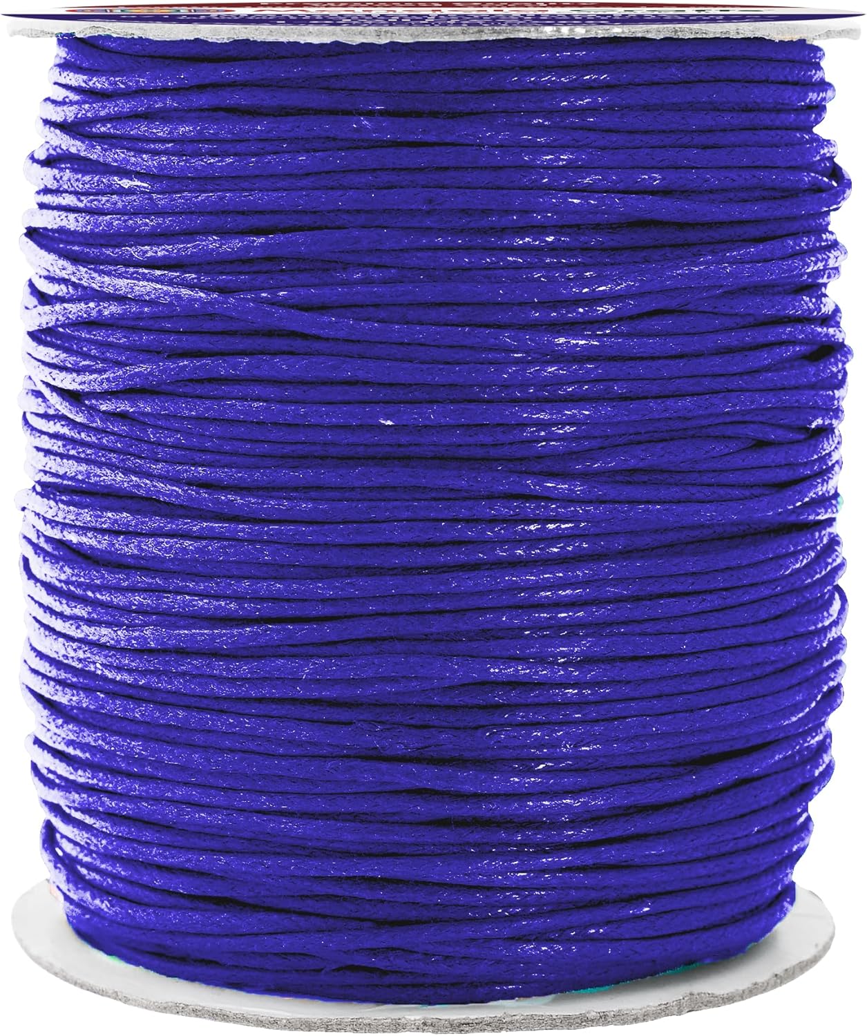 Mandala Crafts 1.5mm 109 Yards Indigo Cotton Waxed Cord for Jewelry Making Bracelet Cord Waxed String - Beading String Thread Jewelry Cords for Necklaces String
