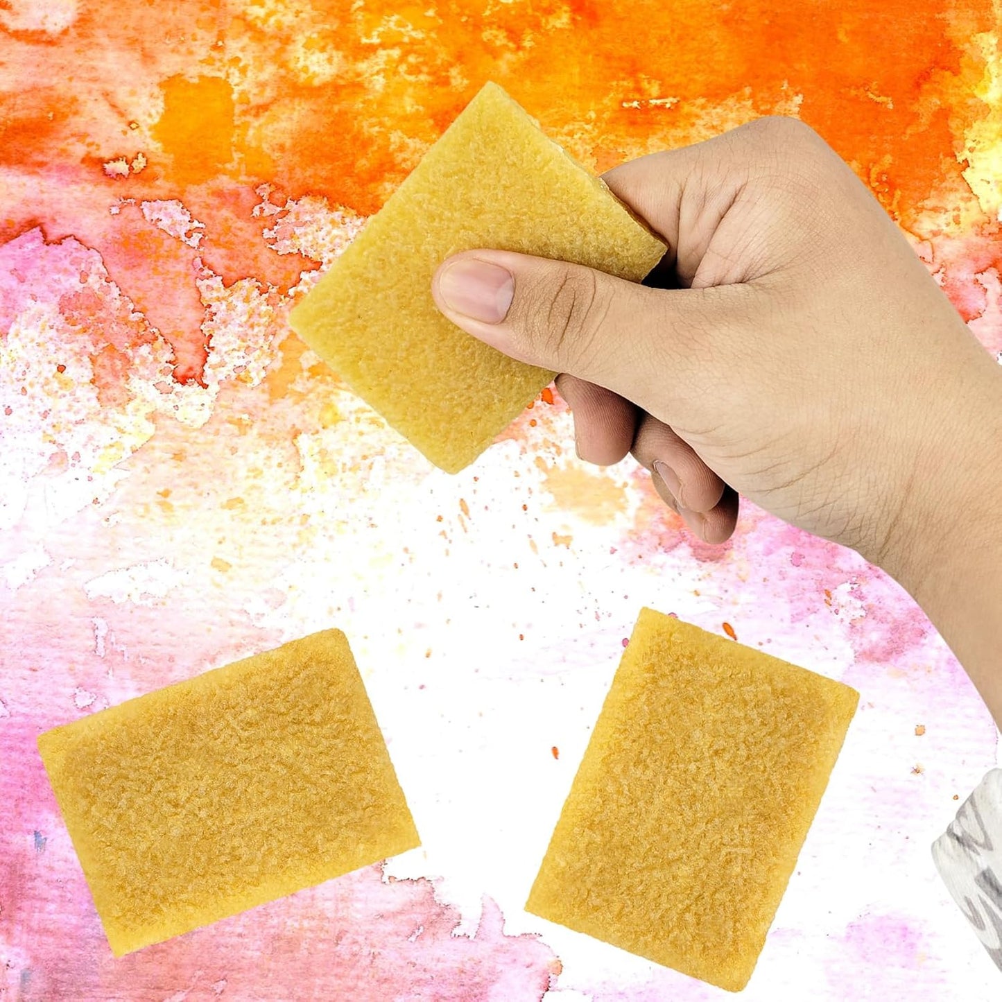 1 PCS 2.8 * 2.0 inches Rubber Cement Eraser, Rubber, for Removing Adhesive and Residues from Plastic Paper, Large Eraser (1)