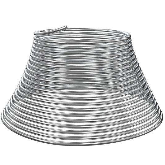 Pelopy Aluminum Wire 1/4 Inch Diameter Metal Wire 40 ft Armature Bendable Armature for Sculpting Dolls Floral Jewelry Making Weaving DIY Crafts, Silver