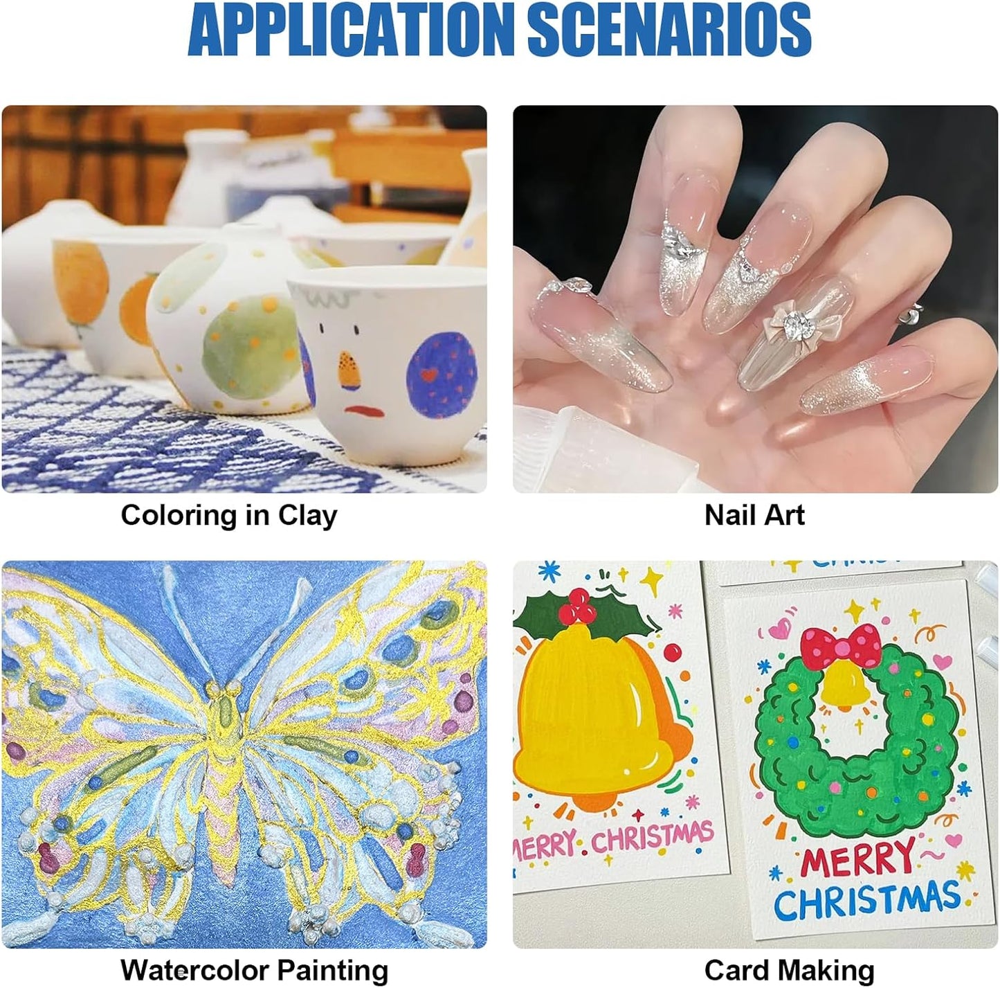 Mini Forestry Shifting Watercolor Painting Set, 60 Color Shifting Watercolor Paint Sets, Shimmer Metallic Watercolor Paints Set, Glitter Watercolor Paint, Solid, Fantasy Forest Style