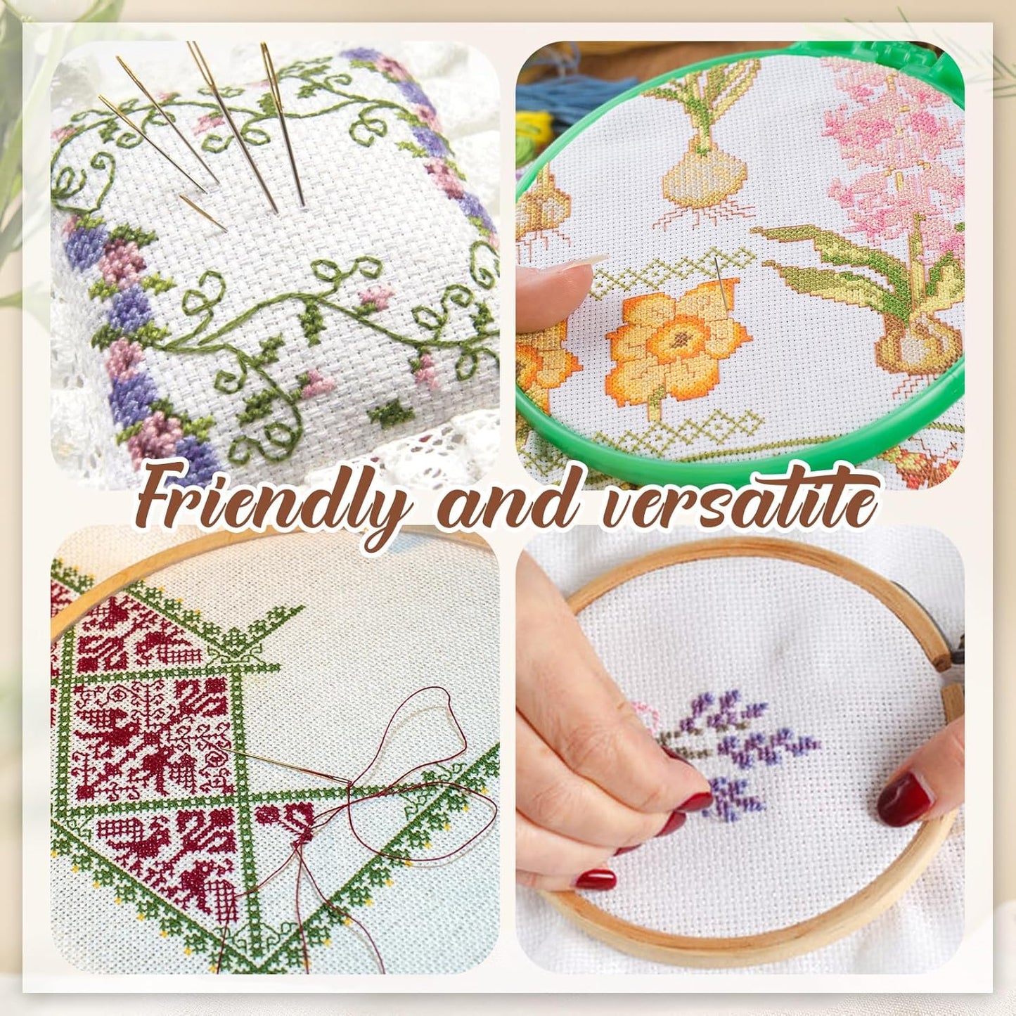 12 Pcs Aida Cloth 12 Color 14 Count Cross Stitch Fabric DIY Cross Stitch for Embroidery DIY Handmade Art Craft, 12 x 18 inch(Colorful)