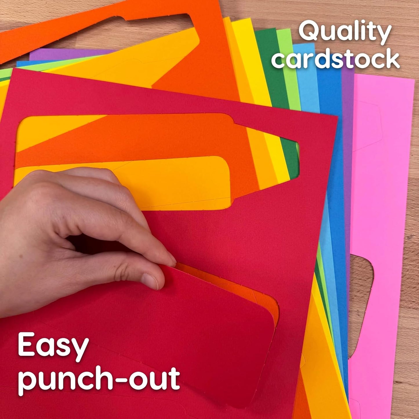 60 Pieces Crayon Cutouts for Kids Crafts, Bright Paper Crayon Shapes for Bulletin Boards, Back to School Projects, Classroom Name Tags, Double Sided Cardstock, Made in USA