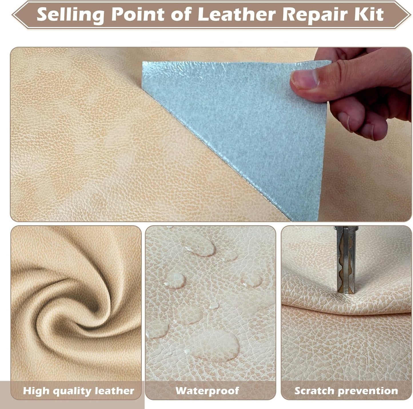 Leather Repair Tape, 16x79 inch Leather Patches for Furniture, Self Adhesive Leather Repair Patch for Sofas, Couches, Leather Covers, Seats, Chairs, Vinyl Repair Tape Retro Green